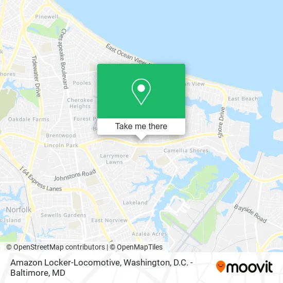 Amazon Locker-Locomotive map