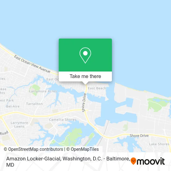 Amazon Locker-Glacial map