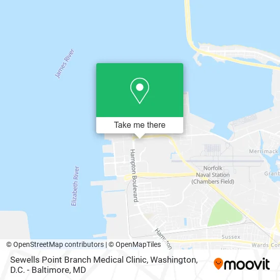 Sewells Point Branch Medical Clinic map