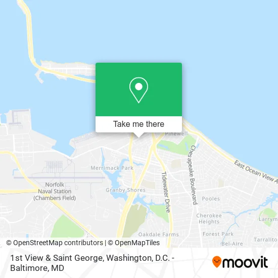 1st View & Saint George map