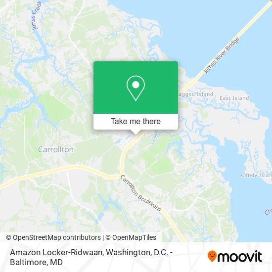 Amazon Locker-Ridwaan map