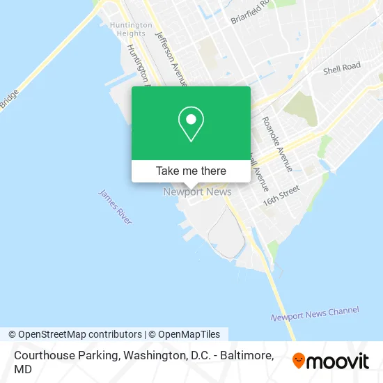 Courthouse Parking map