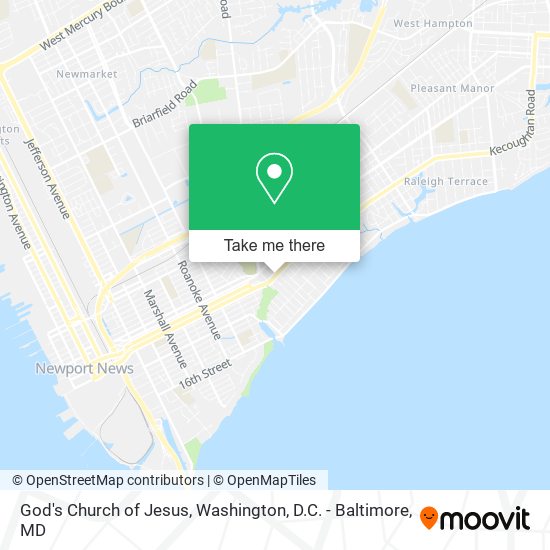 God's Church of Jesus map