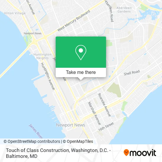 Touch of Class Construction map