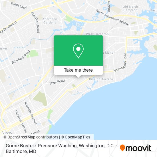 Grime Busterz Pressure Washing map