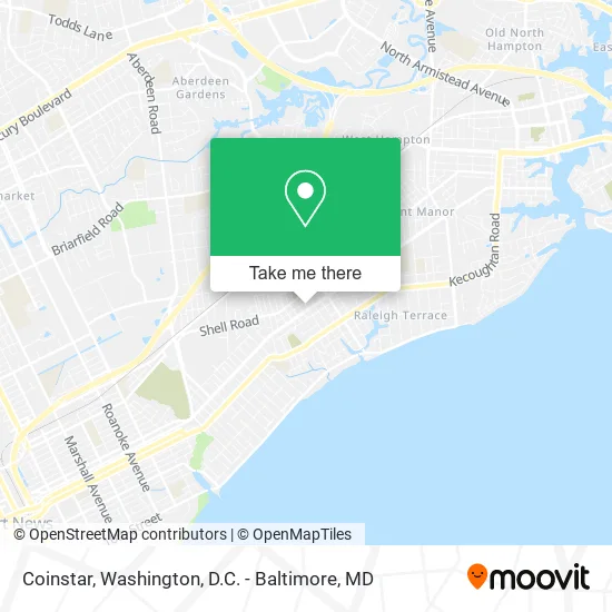 Coinstar map