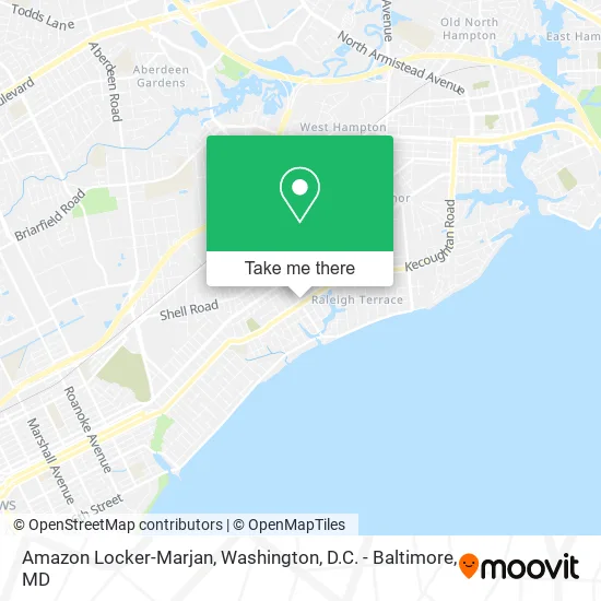 Amazon Locker-Marjan map