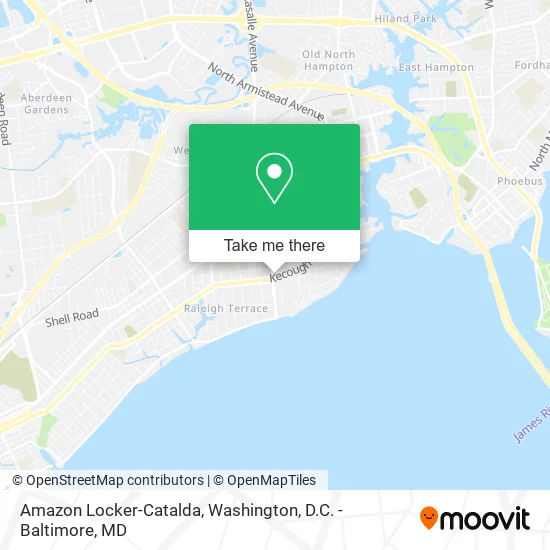 Amazon Locker-Catalda map