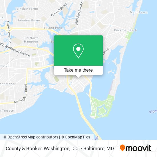 County & Booker map