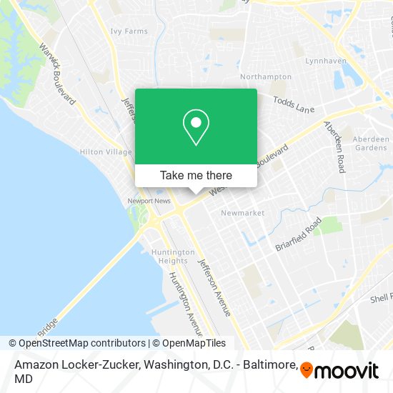 Mapa de Amazon Locker-Zucker
