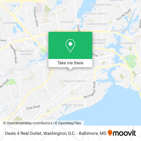 Deals 4 Real Outlet map
