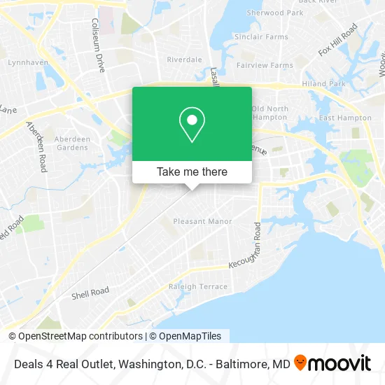 Deals 4 Real Outlet map