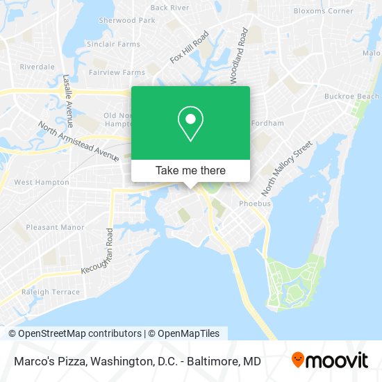 Marco's Pizza map