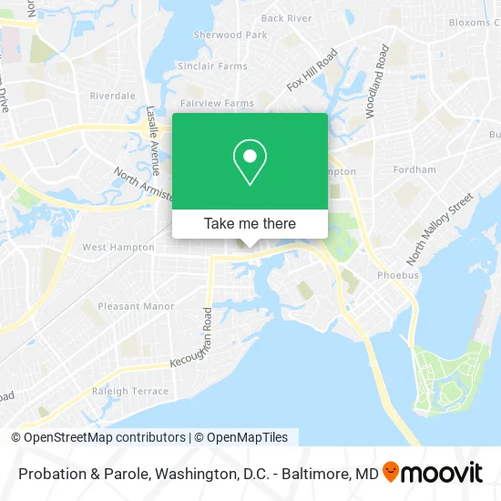 Probation & Parole map