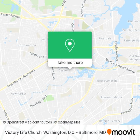 Victory Life Church map