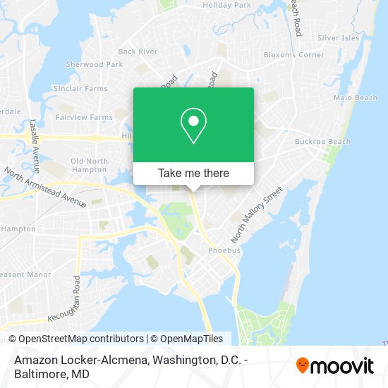 Amazon Locker-Alcmena map