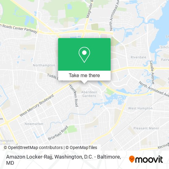Amazon Locker-Rajj map