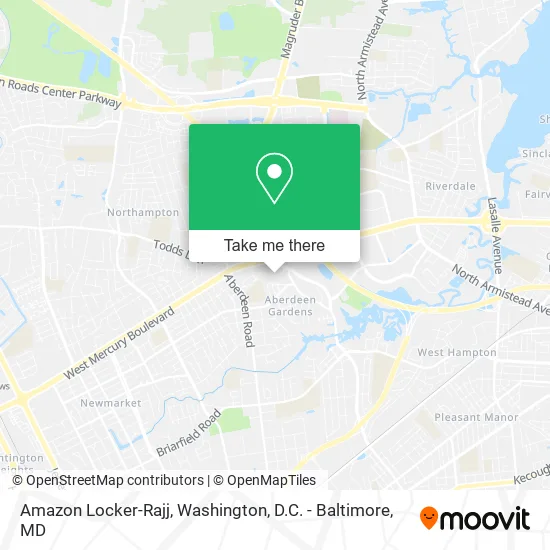 Amazon Locker-Rajj map