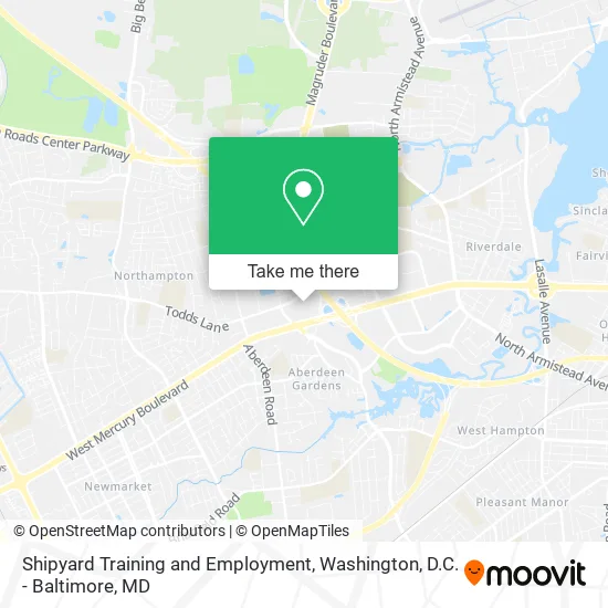 Mapa de Shipyard Training and Employment