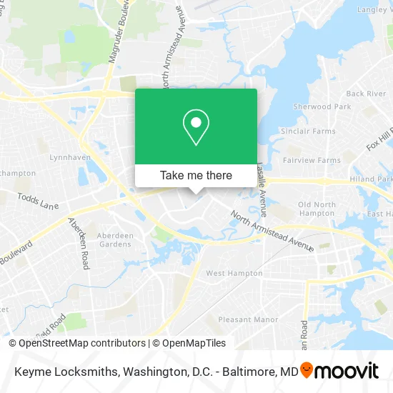 Keyme Locksmiths map
