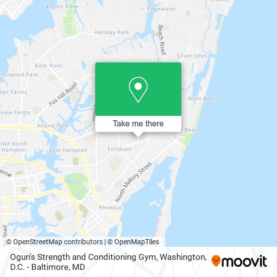 Ogun's Strength and Conditioning Gym map