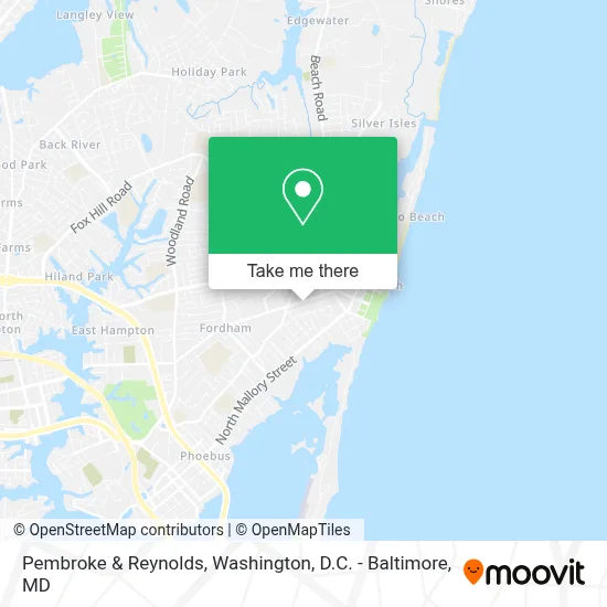 Pembroke & Reynolds map