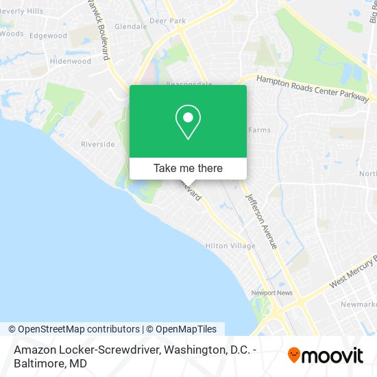 Mapa de Amazon Locker-Screwdriver