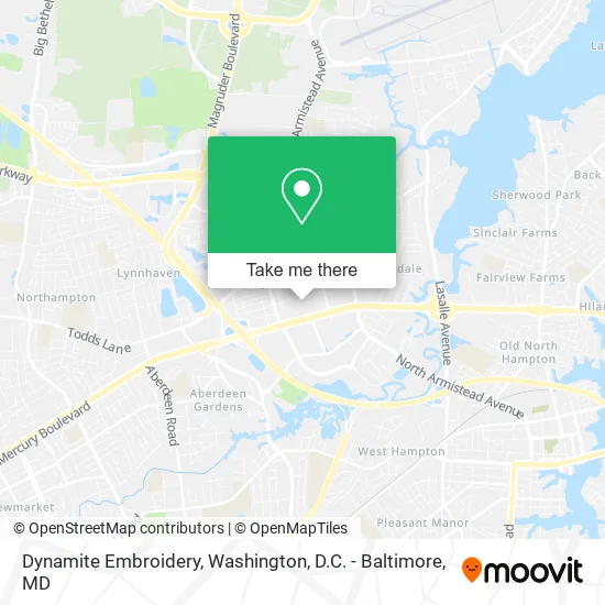 Dynamite Embroidery map