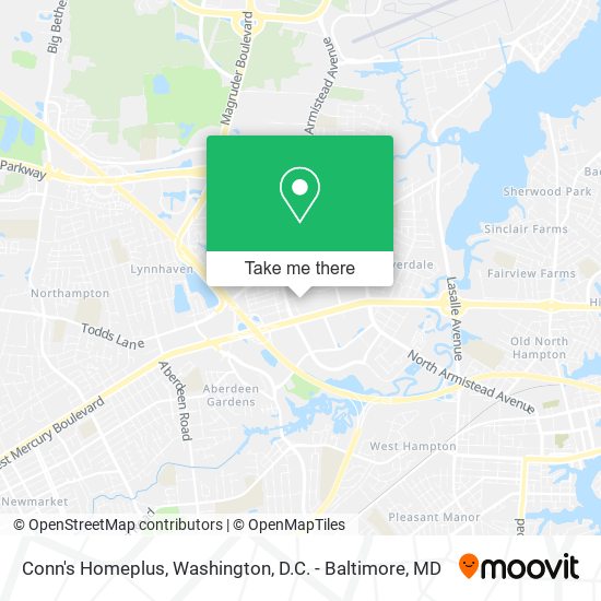 Conn's Homeplus map