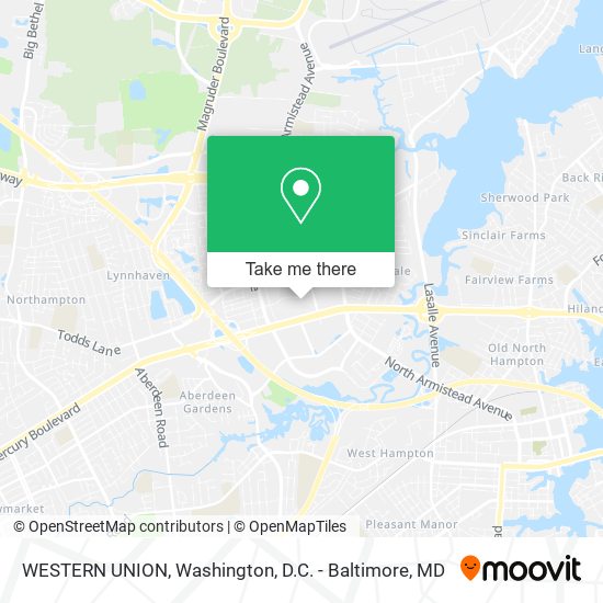 Mapa de WESTERN UNION