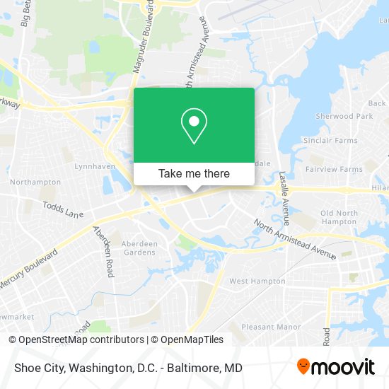 Shoe City map