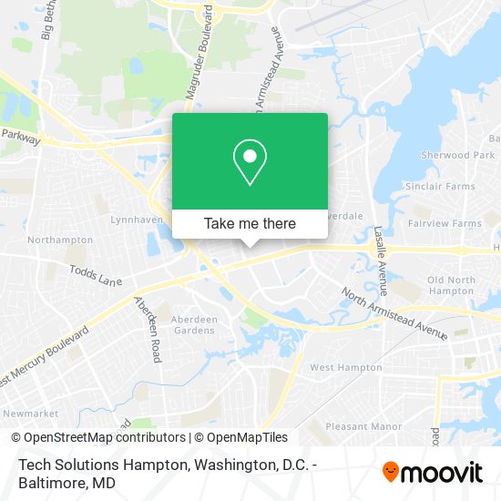Mapa de Tech Solutions Hampton