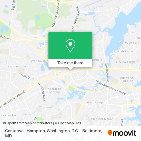 Centerwell Hampton map