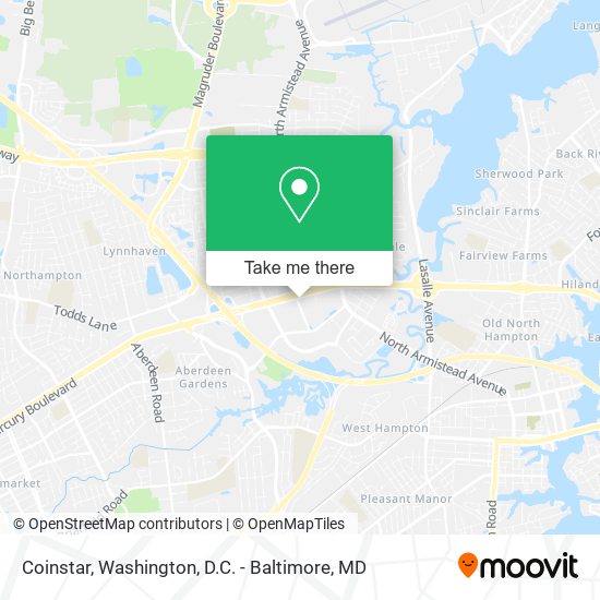 Coinstar map