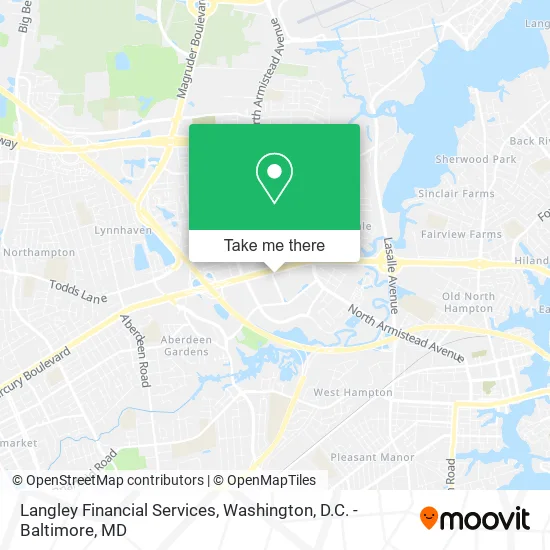 Langley Financial Services map