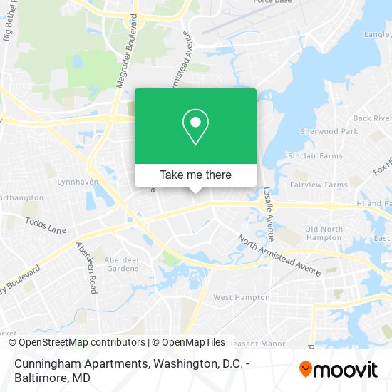 Cunningham Apartments map