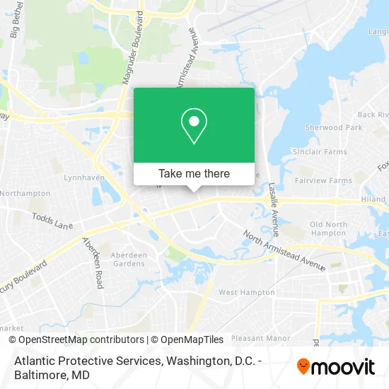 Atlantic Protective Services map