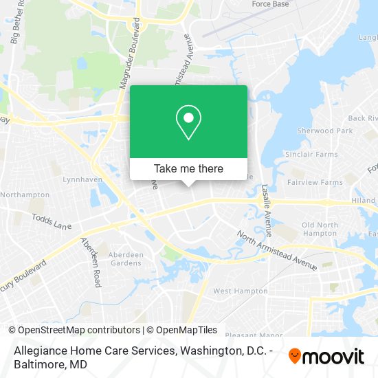 Allegiance Home Care Services map