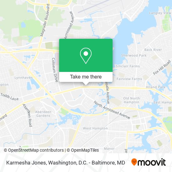 Karmesha Jones map