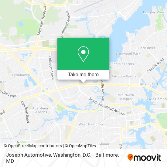 Joseph Automotive map