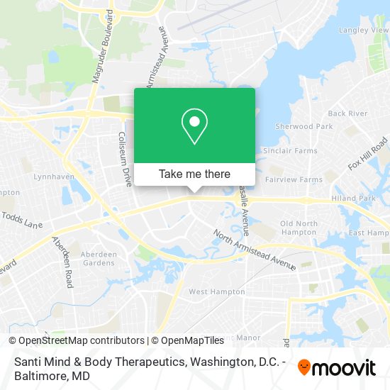 Mapa de Santi Mind & Body Therapeutics