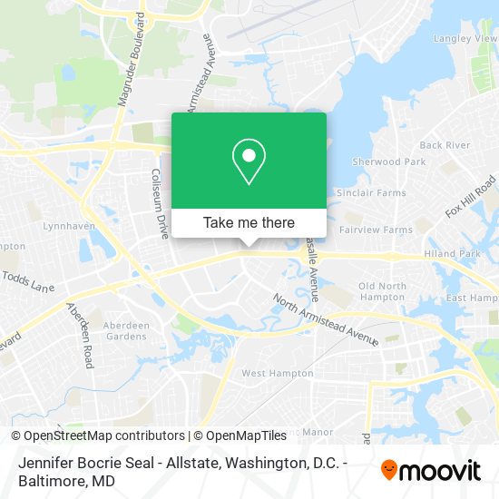 Jennifer Bocrie Seal - Allstate map