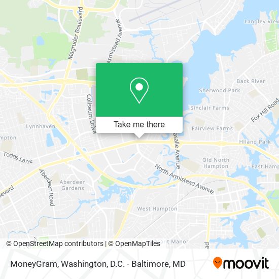 MoneyGram map