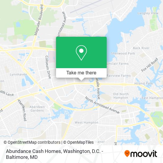 Mapa de Abundance Cash Homes
