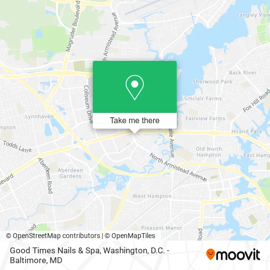 Good Times Nails & Spa map