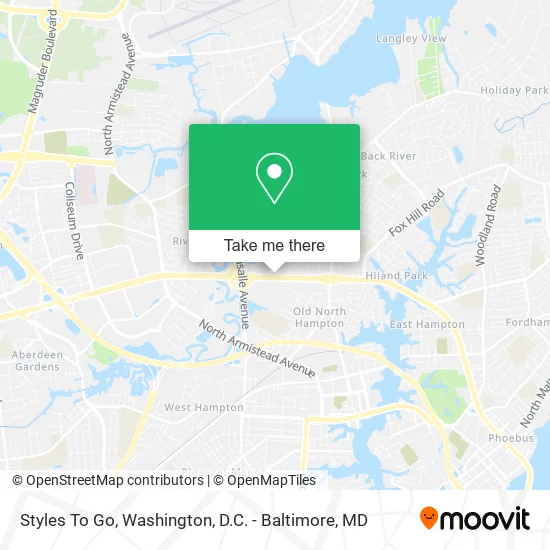 Styles To Go map
