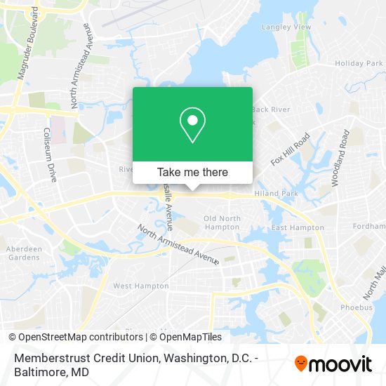 Mapa de Memberstrust Credit Union