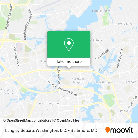 Langley Square map