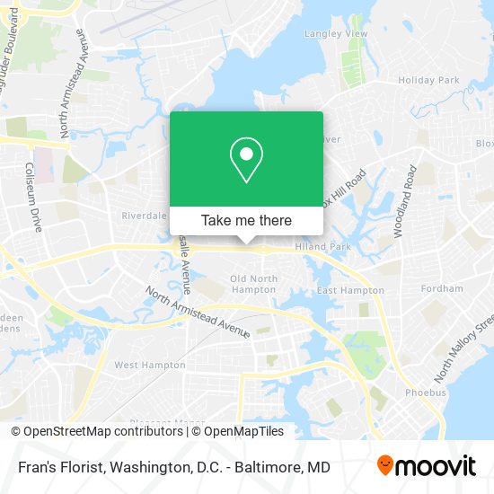 Fran's Florist map