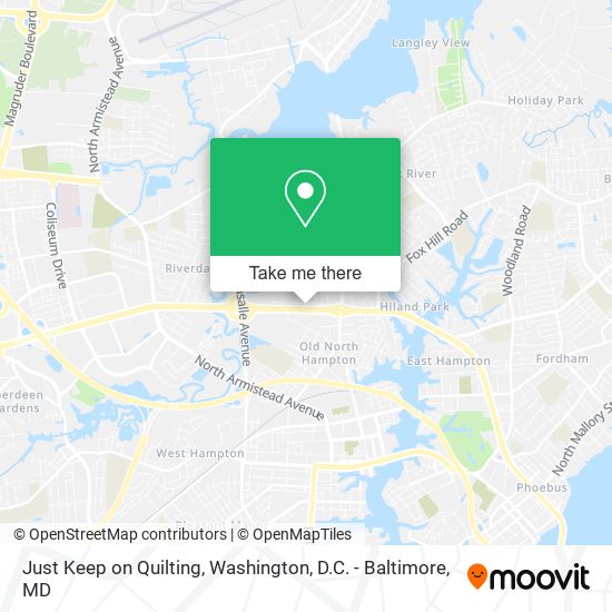 Mapa de Just Keep on Quilting